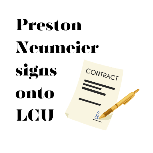 Wildcat Preston Neumeier signs for LCU track events